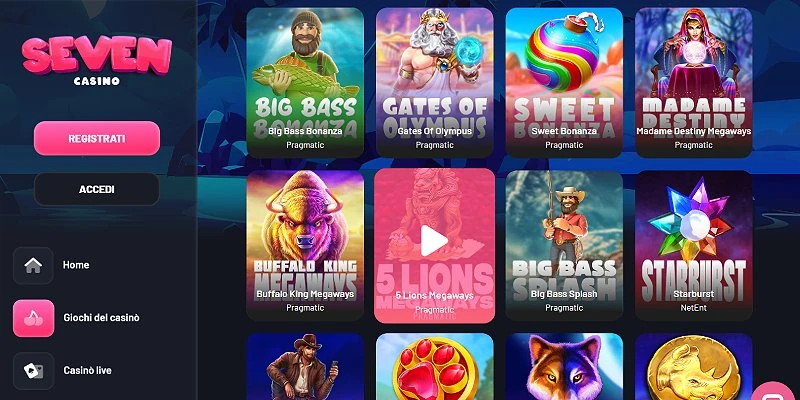 Anteprima del sito Seven.casino